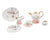 Oxford 24-Piece Tea Set – Elegant Porcelain Design for Home and Parties - Two pieces missing (cup and saucer)