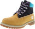 Timberland Premium Nubuck Round-Toe Side-Logo Lace-up Ankle Boots For Kids