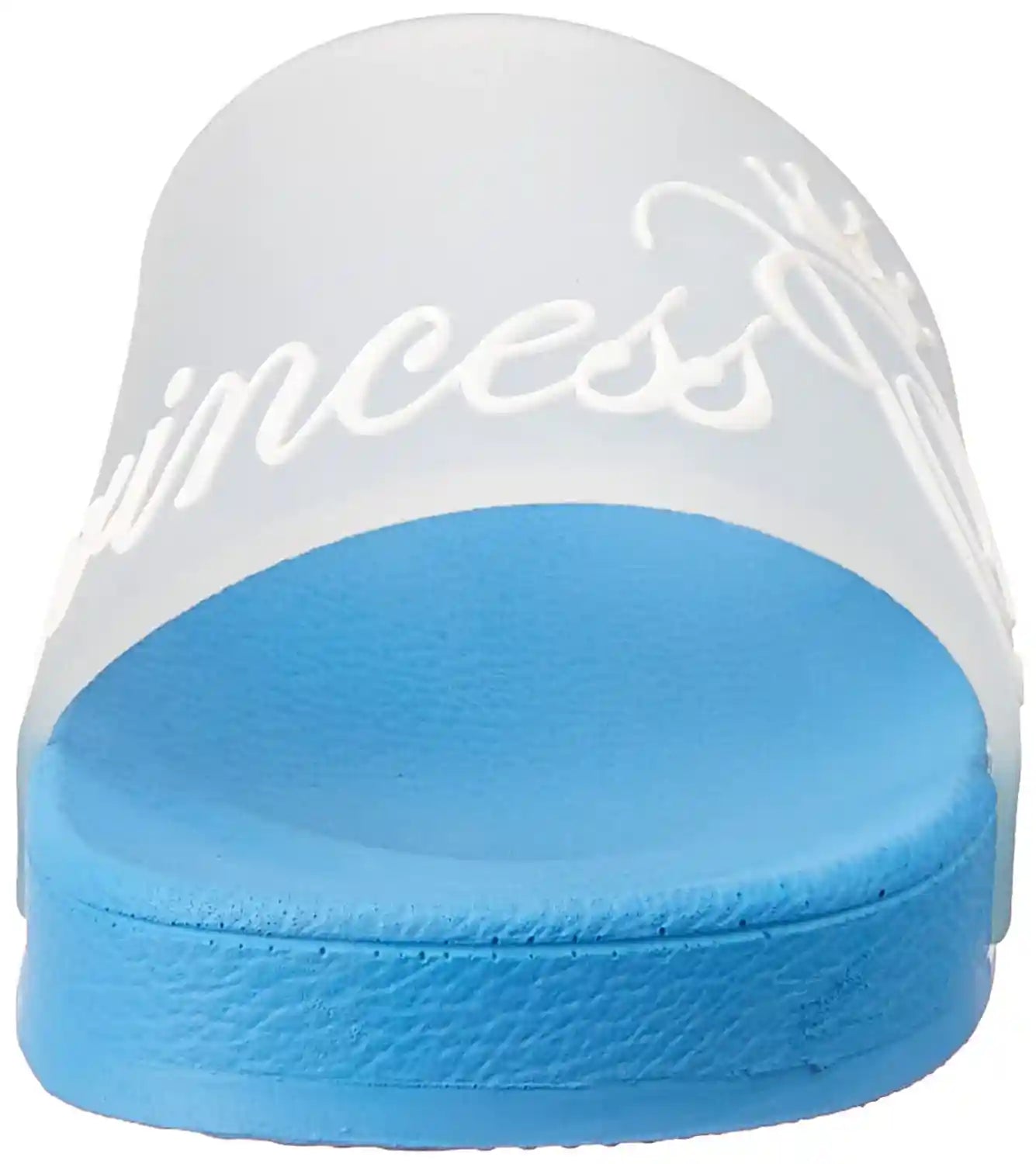Embossed Princess Letter Print Contrast Sole Slides for Women - Safqqa Egypt