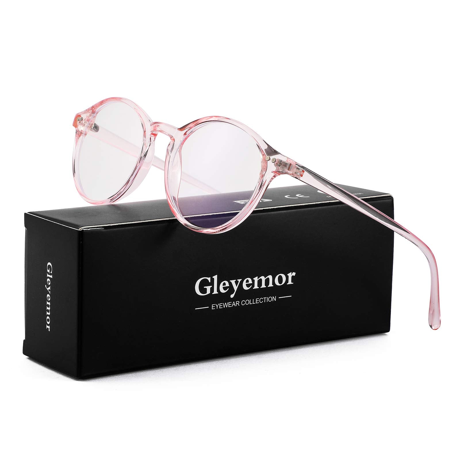 **Gleyemor Blue Light Blocking Glasses for Men & Women – Vintage Round Frame Computer Eyewear** - Safqqa Egypt