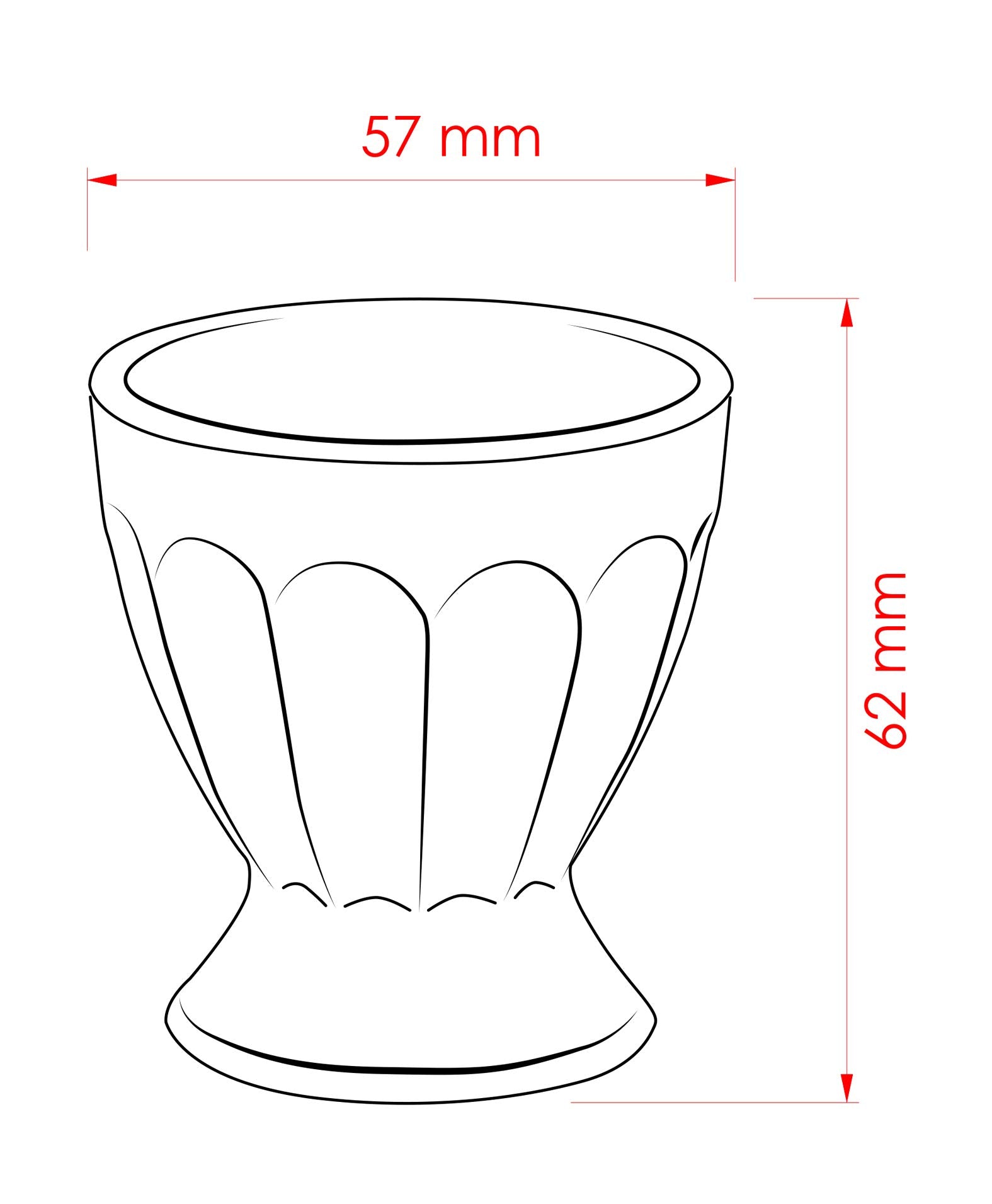 أكواب غير قابلة للكسر من مينترا