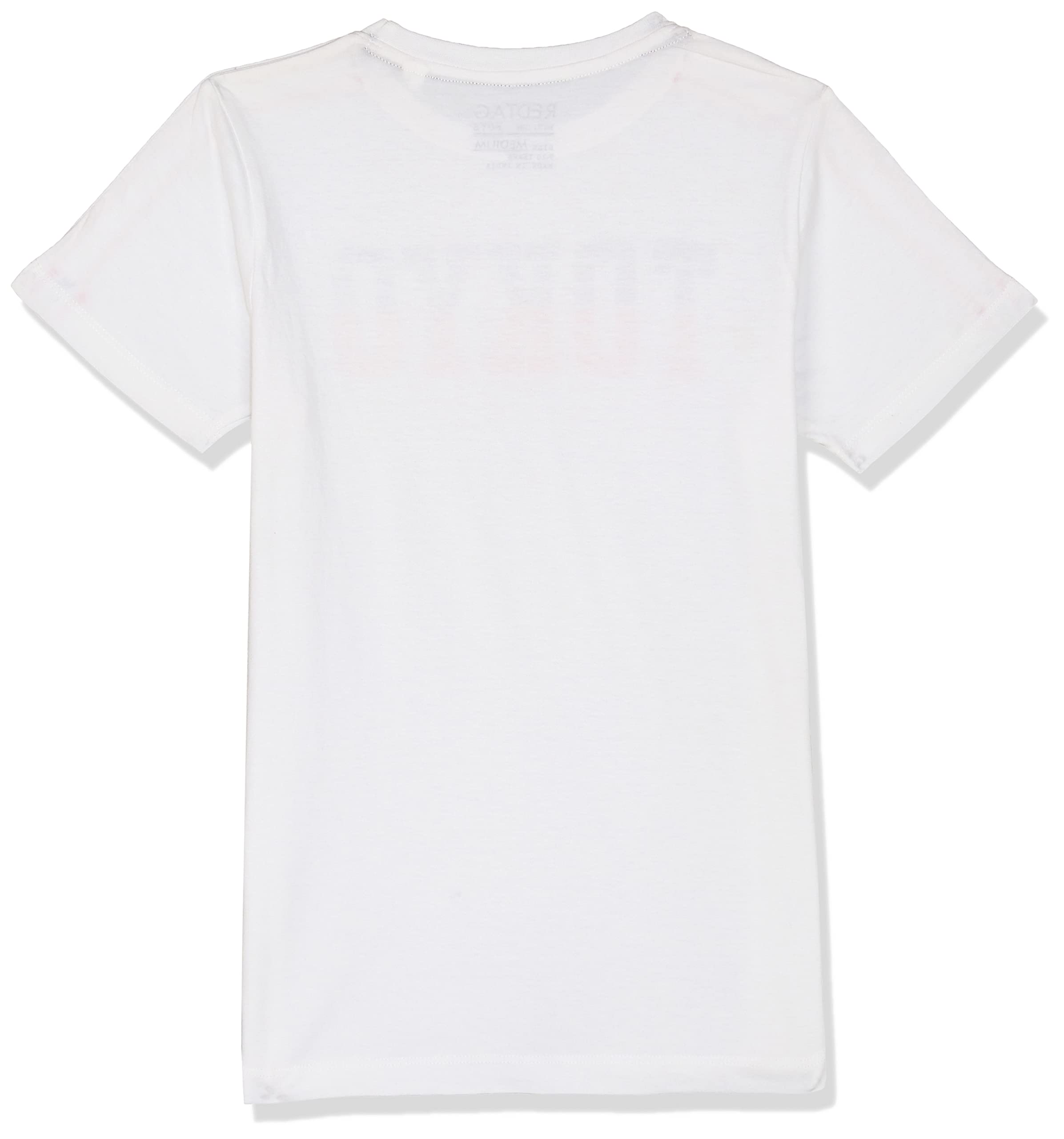 Red Tag T-Shirt For Boys,Durable stitching for long-lasting wear.