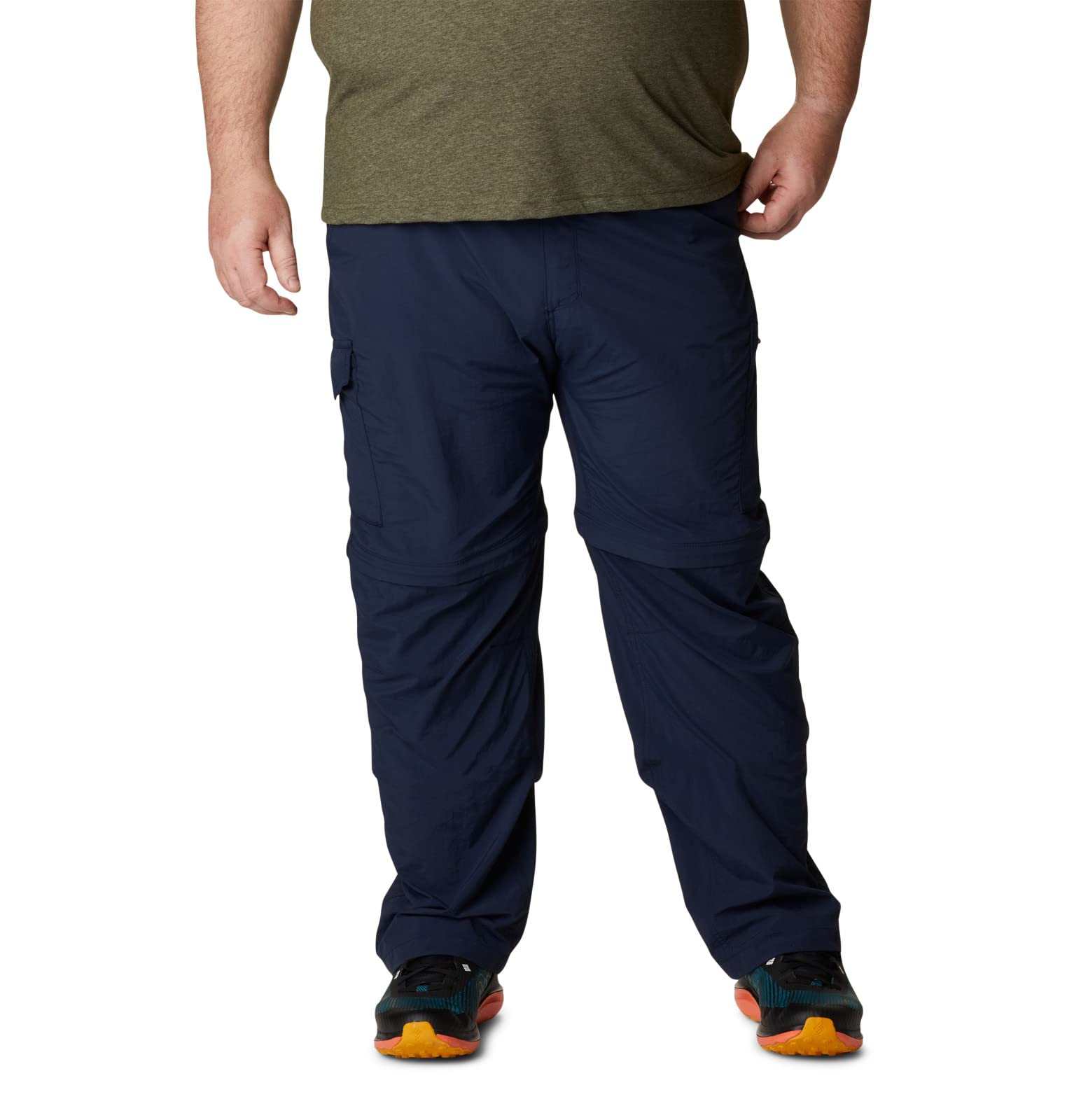 Columbia Men’s Silver Ridge Convertible Pants & Tamiami II Short Sleeve Shirt – Breathable, Quick-Dry Outdoor Set with UPF Sun Protection