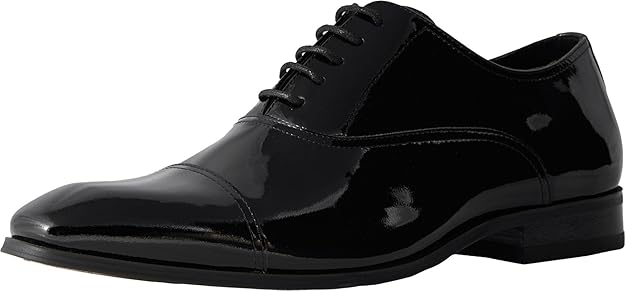 Florsheim Men Formal Shoes Black Classic Leather Dress Shoes