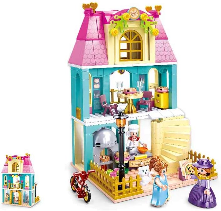 Sluban Building Blocks Pizza Shop Set M38-B0875 Kids Construction Toy – Safqqa Egypt