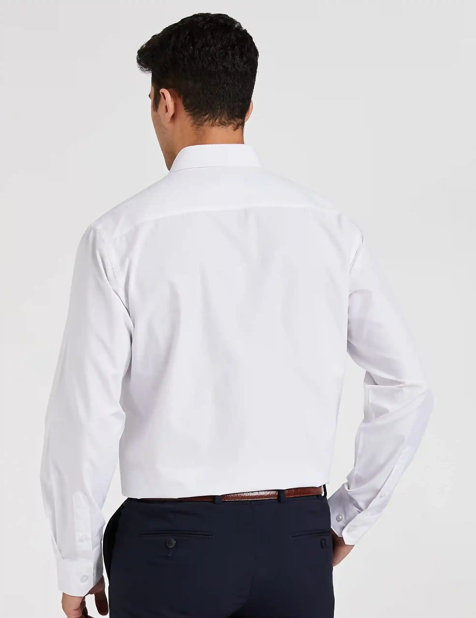 Amazon Brand - Symbol Men's Solid Loose Fit Full Sleeve Formal Shirt (Combo Pack of 2) (SS18-SMFS-209_ - Safqqa Egypt