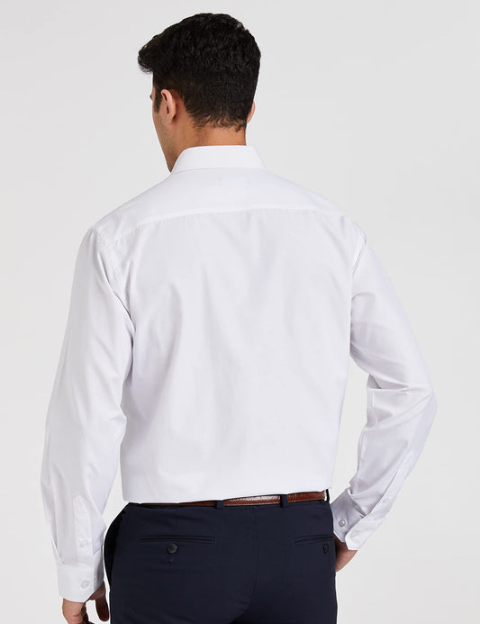 أمازون براند - قميص رسمي رجالي من سيمبول بقصة فضفاضة وأكمام طويلة (عبوة كومبو من 2) (SS18-SMFS-209)