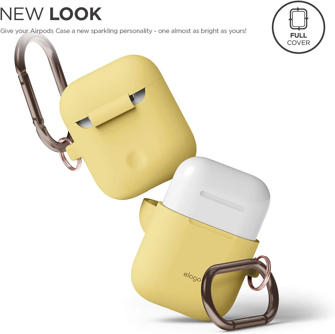 جراب تعليق Airpods من Elago EAPSC-HANG-YE - أصفر