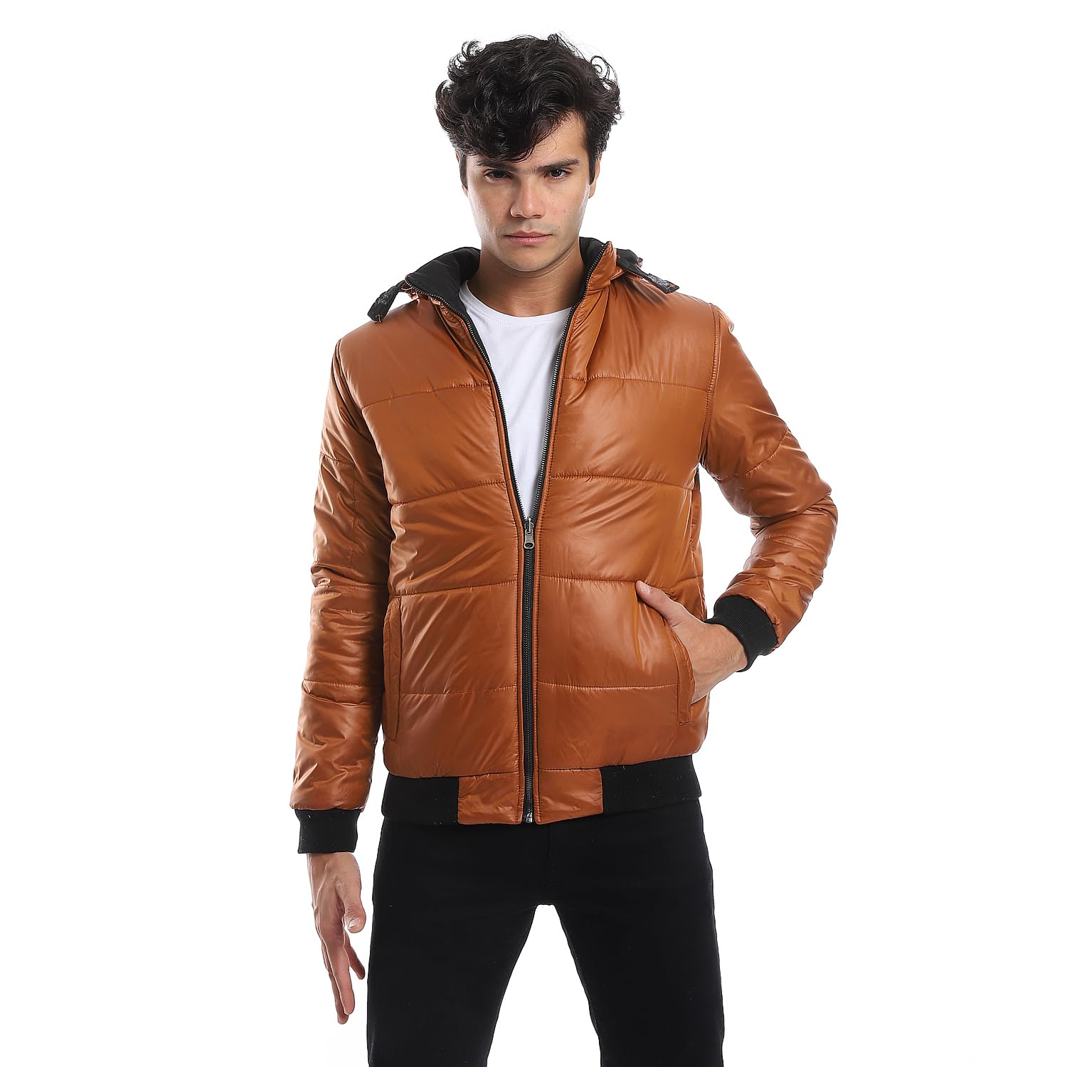 Andora Double Face Waterproof Bomber Jacket For Men,Soft inner lining for added warmth and comfort.