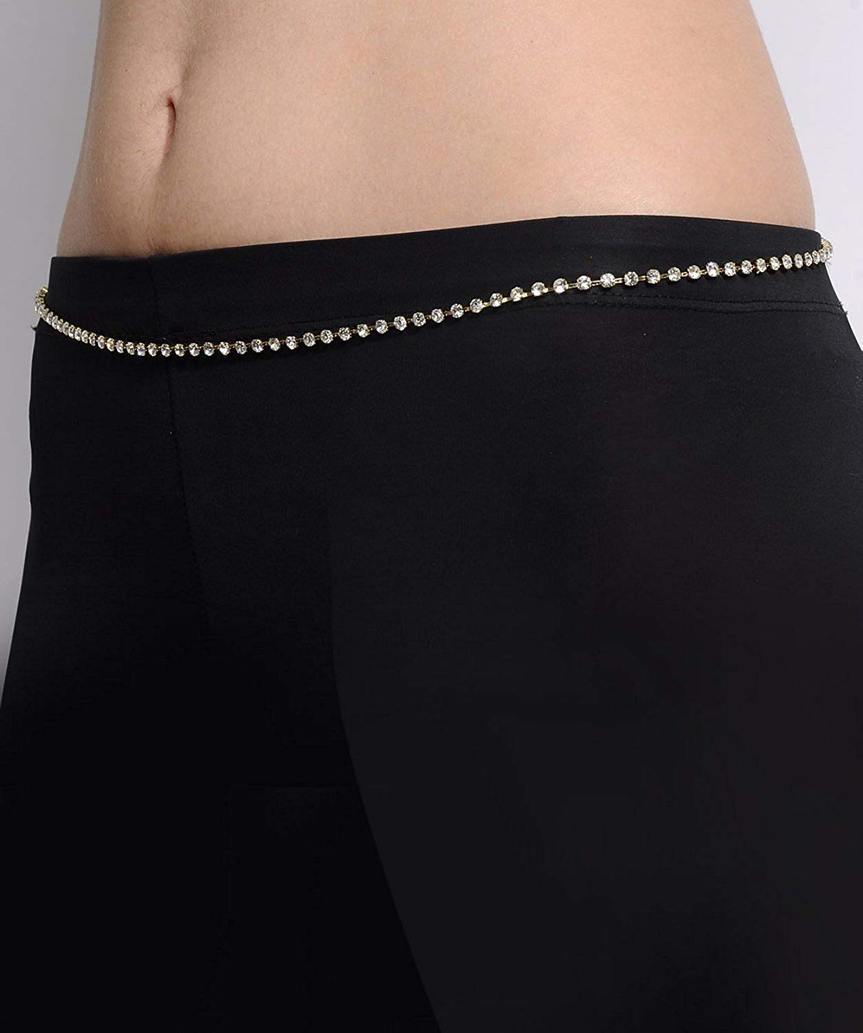 Shining Diva Women’s Crystal Waist Chain – Elegant Austrian Diamond Design