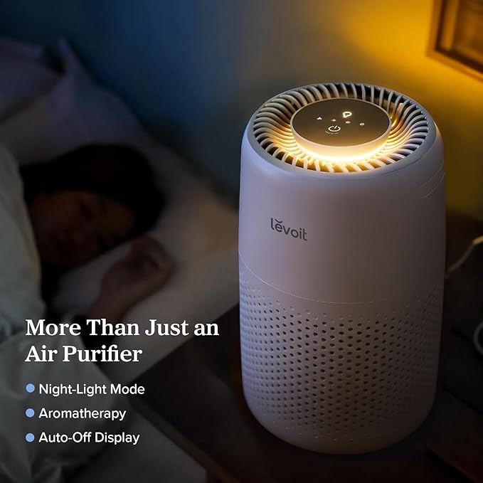 LEVOIT Air Purifier for Bedroom Home White 3-in-1 Filter – Safqqa Egypt