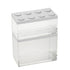 Omada Design Brickstore, Set of 2 Brick Container of Different Dimensions (2x 33.8 oz; 2x 50.7 oz)