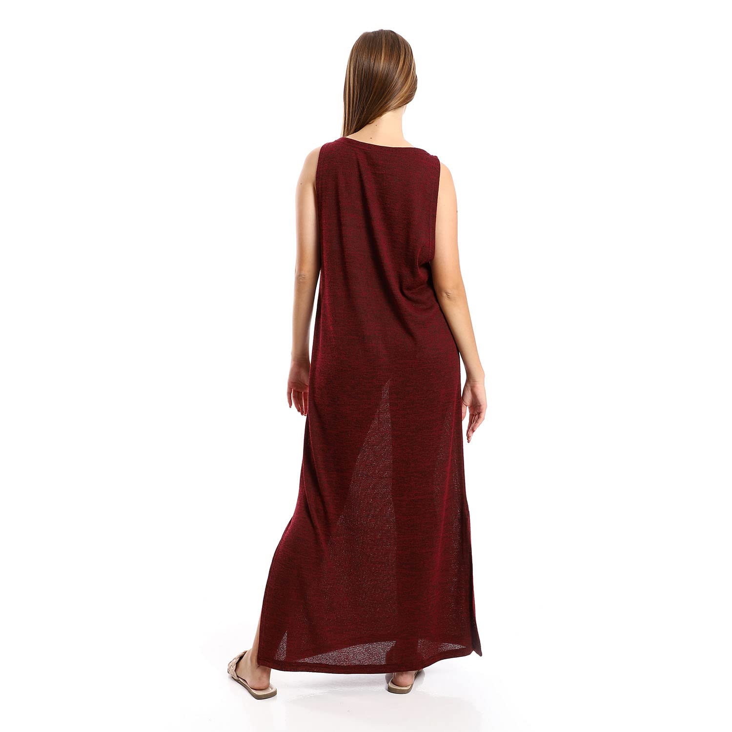 JAMILA Women Round Collar Cover UP With Side Slits OUTERWEAR
