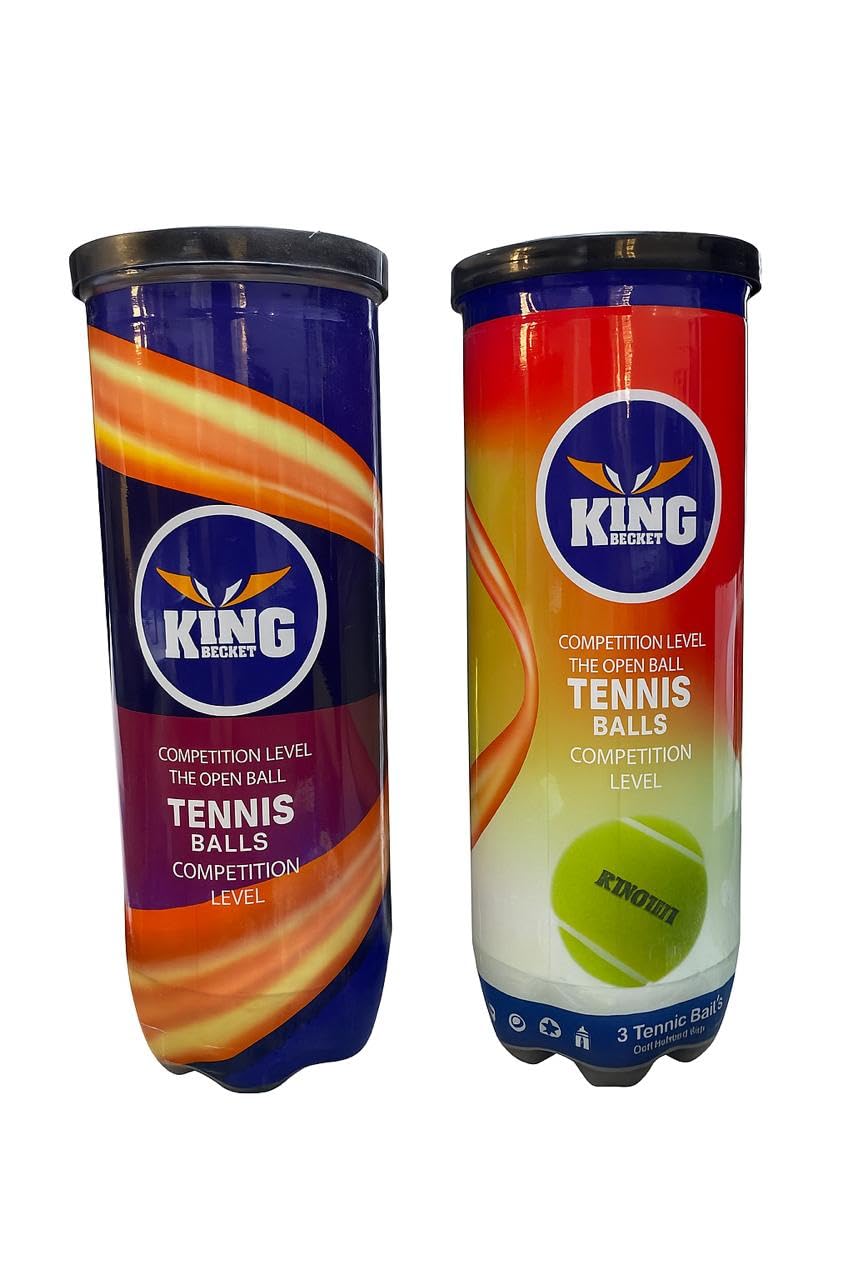 طقم كرات تنس ، لون أخضر، 3 قطع