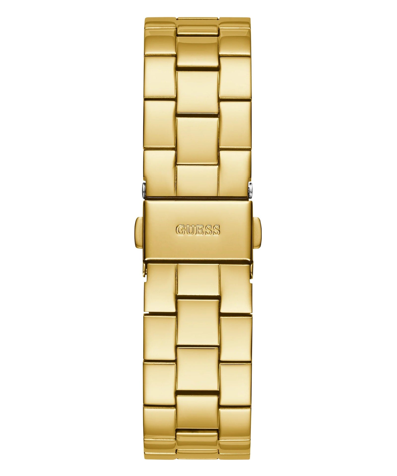 GUESS Watch for Women, Quartz Movement, Analog Display, Gold Stainless Steel Strap-GW0286L2