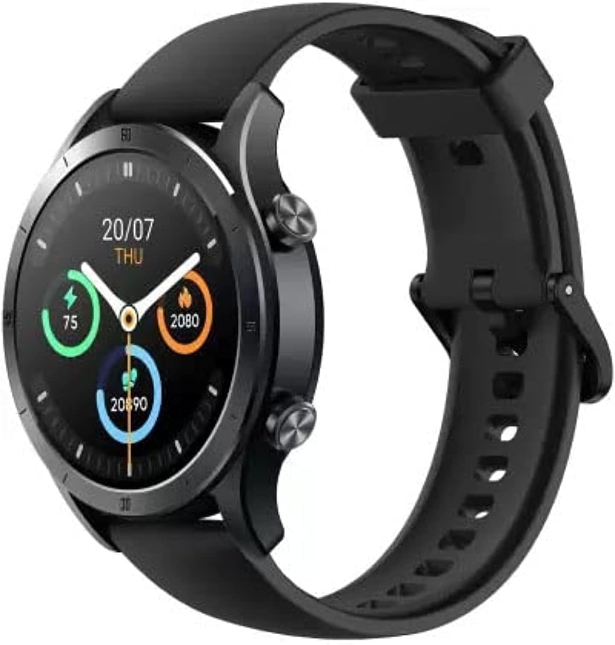 realme TechLife Watch R100 - Grey, Standard, Modern, Bluetooth