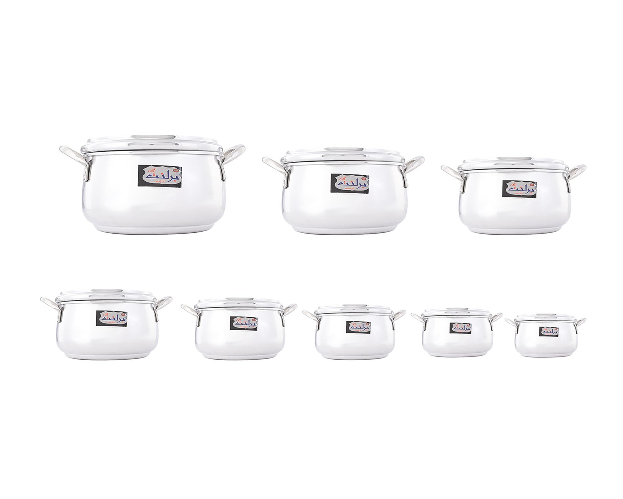 Brilliant Cookware Set ,8-piece ,Silver