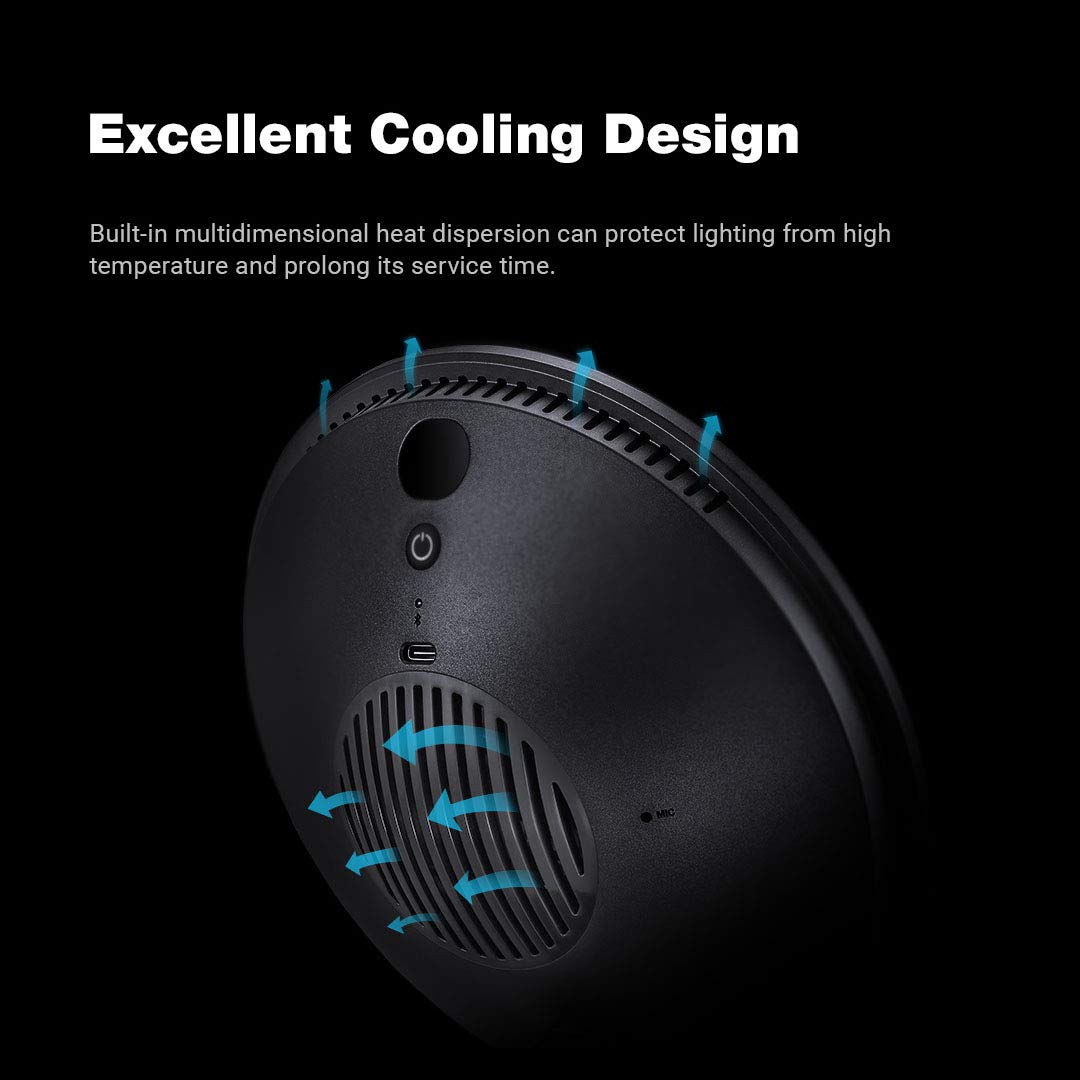 Godox CL-10 LED Webcasting Ambient Light – RGB Streaming Light with 36,000 Colors & 39 Effects