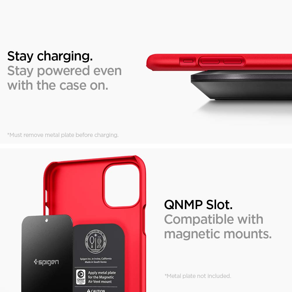 Spigen Thin Fit designed for iPhone 11 case cover - Red
