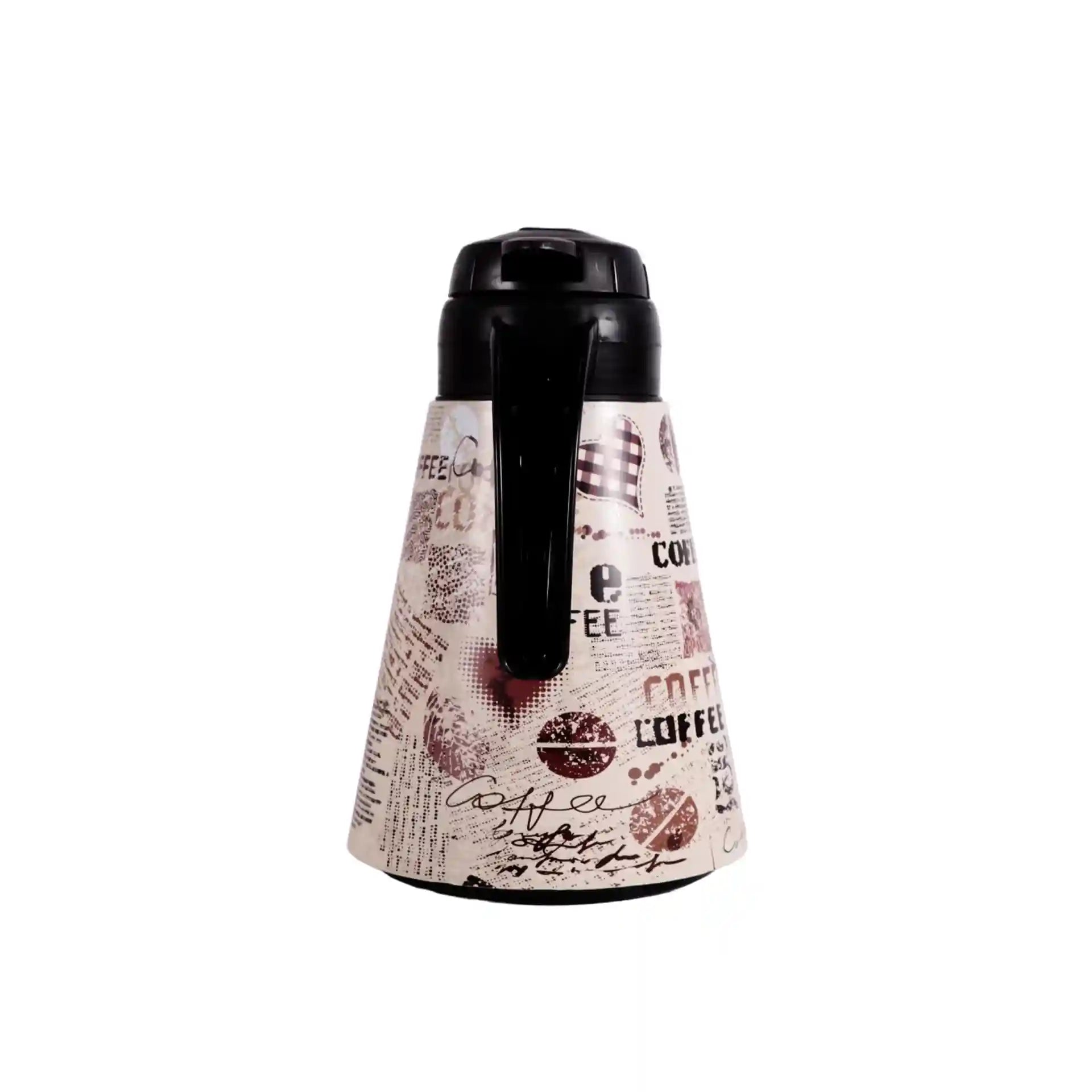 ترمس هرِفين المخروطي – سعة 1.2 لتر، استانلس ستيل، لون أوف وايت، صناعة تركية