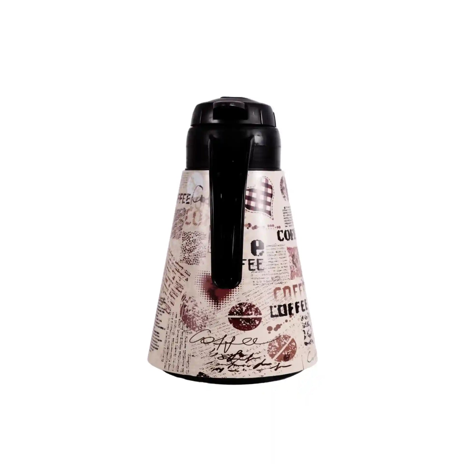 ترمس هرِفين المخروطي – سعة 1.2 لتر، استانلس ستيل، لون أوف وايت، صناعة تركية