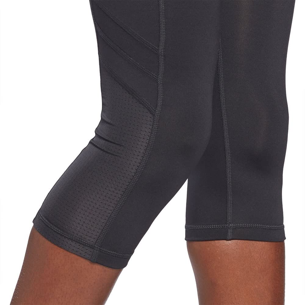 Reebok Women’s Workout Ready Mesh Capri Leggings
