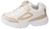 J.B Collection Two-Tone Velcro Closure High-Top Shoes For Girls - White and Beige