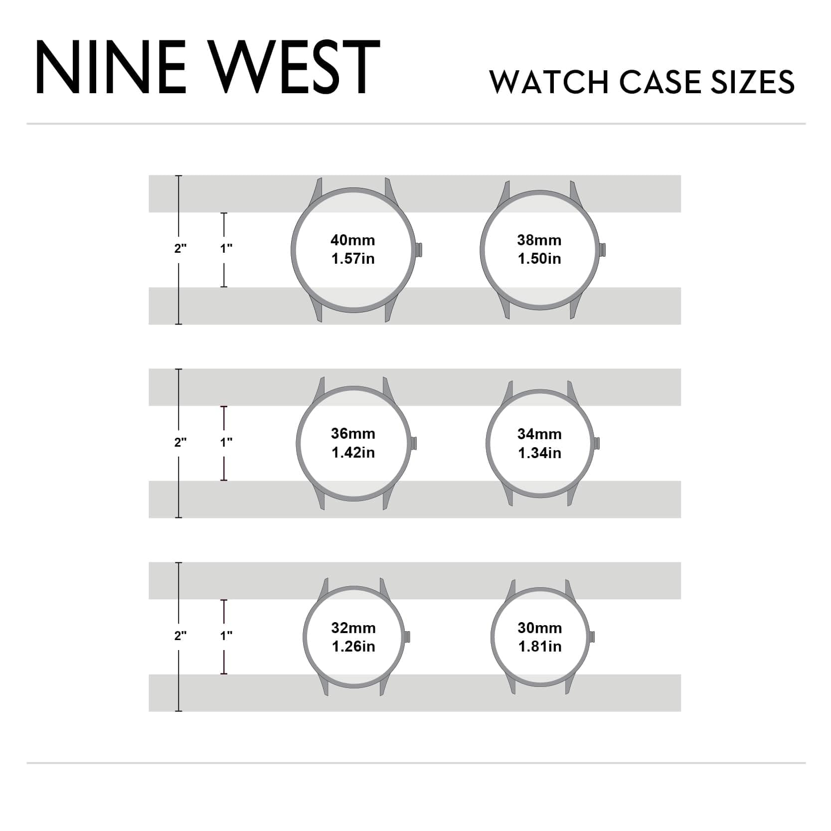 ساعة نسائية من Nine West بسوار شبكي – Safqqa Egypt