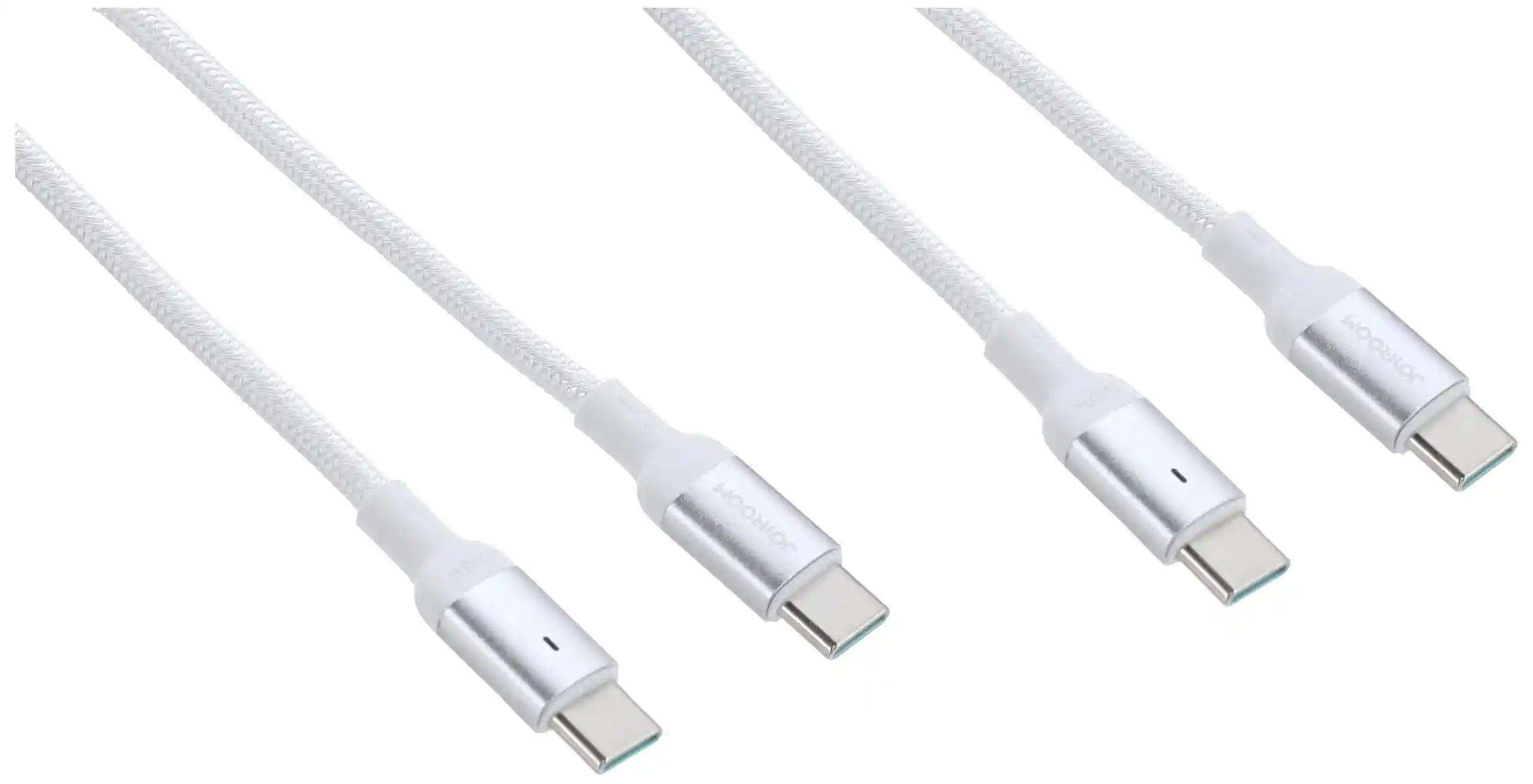 Joyroom JR - S-CC100A10 Extraordinary Series 100W Type-C to Type-C Fast Charging Data Cable 1.2m-White|12 Months Warranty - Safqqa Egypt