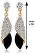 Shining Diva Fashion 18k Gold Plated Crystal Earrings For Women