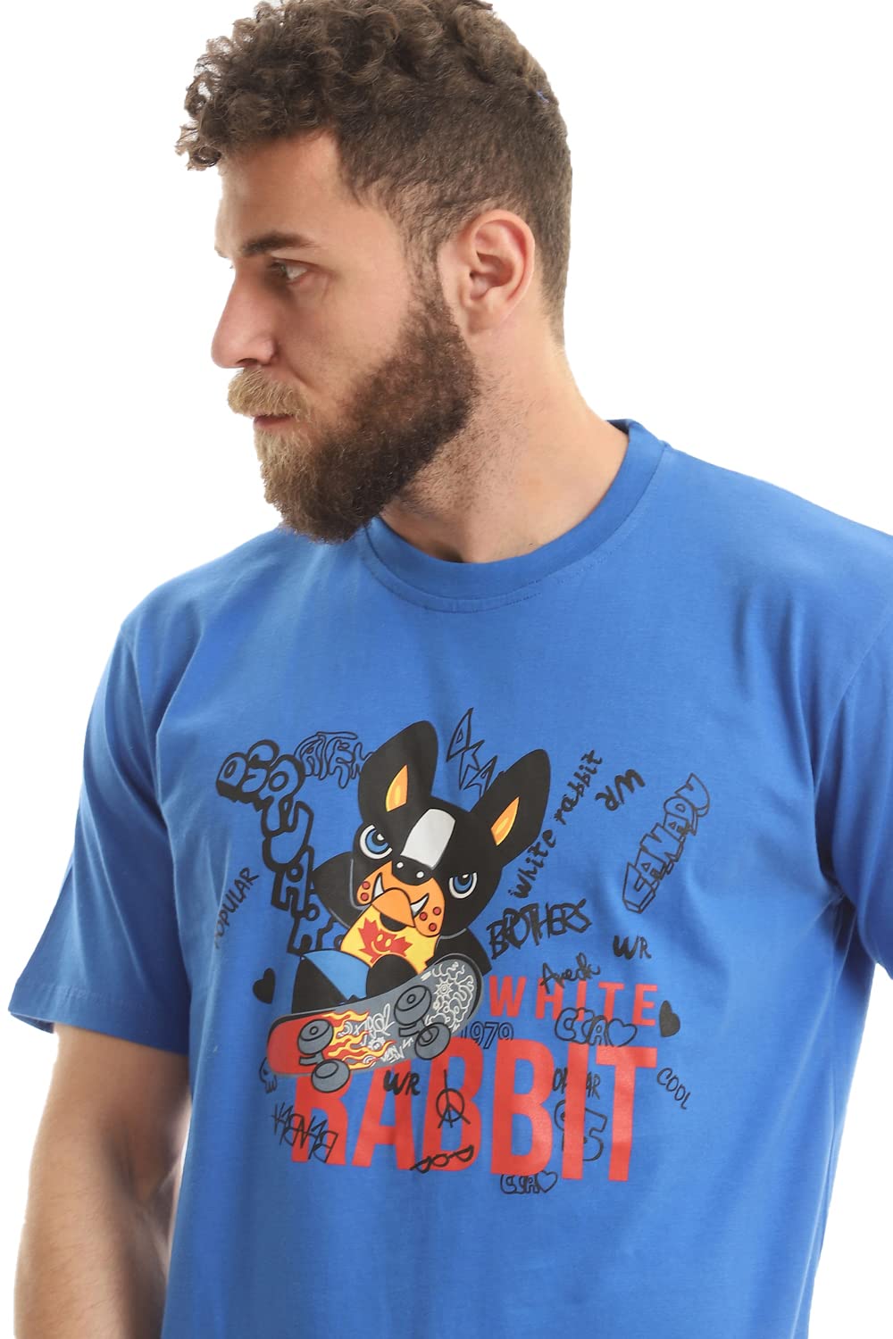 White Rabbit T-Shirts For Men  Soft and breathable fabric for maximum comfort