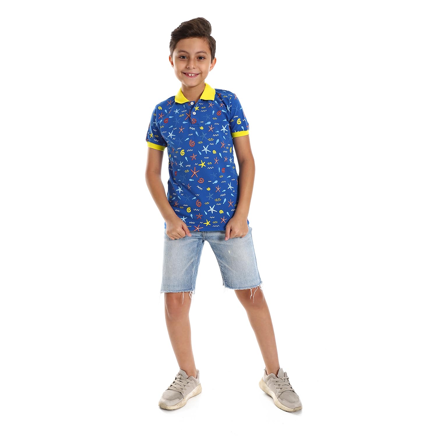 Andora Boys Figure-35S23B30302 Polo Shirt - Safqqa Egypt