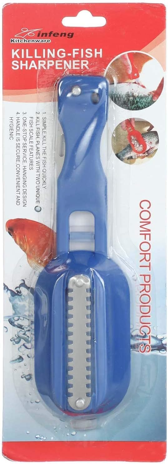 أداة بلاستيكية من جينيريك لتقطيع وتنظيف الأسماك تحتوي على حافة مخصصة لإزالة القشور بسرعة