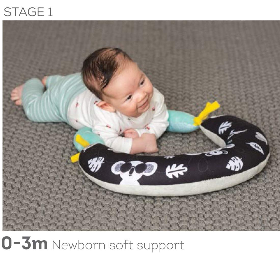 Taf Toys 2-in-1 Tummy Time Pillow – Comfortable Baby Support – Safqqa Egypt