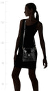 Silvio Torre black leather Handbag/Shoulder Bag for women- No Box