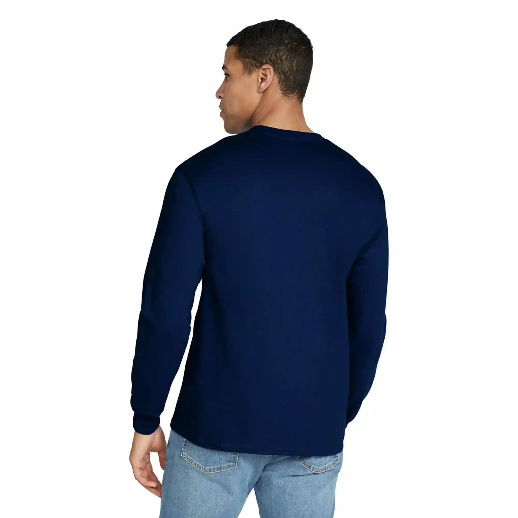 Gildan mens Ultra Cotton Adult Long Sleeve T-Shirt, 2-Pack T-Shirt - Safqqa Egypt