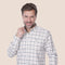 Dockland Long Sleeve Checkered Shirt For Men,Classic checkered design for a timeless look.