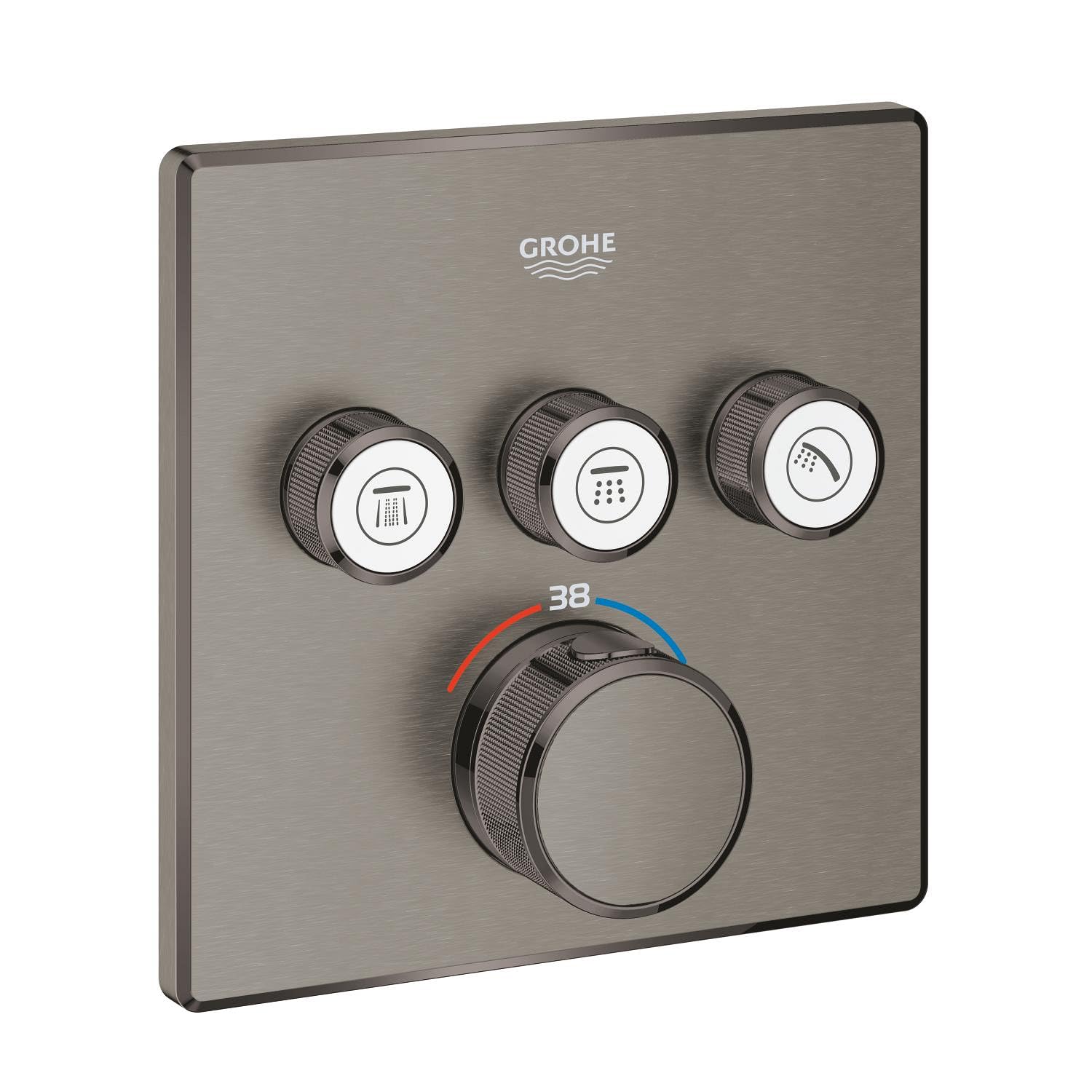 GROHE Concealed 3-way Square Bathtub Mixer – Safqqa Egypt