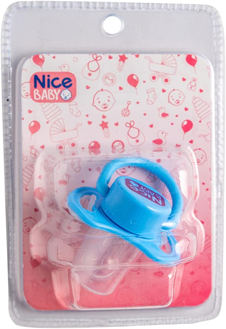 لهاية بتصميم مشطوف من نايس بيبي، لون ازرق