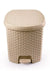 El watania ratan trash bin size 1 beige - Safqqa Egypt