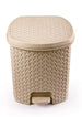El watania ratan trash bin size 1 beige - Safqqa Egypt