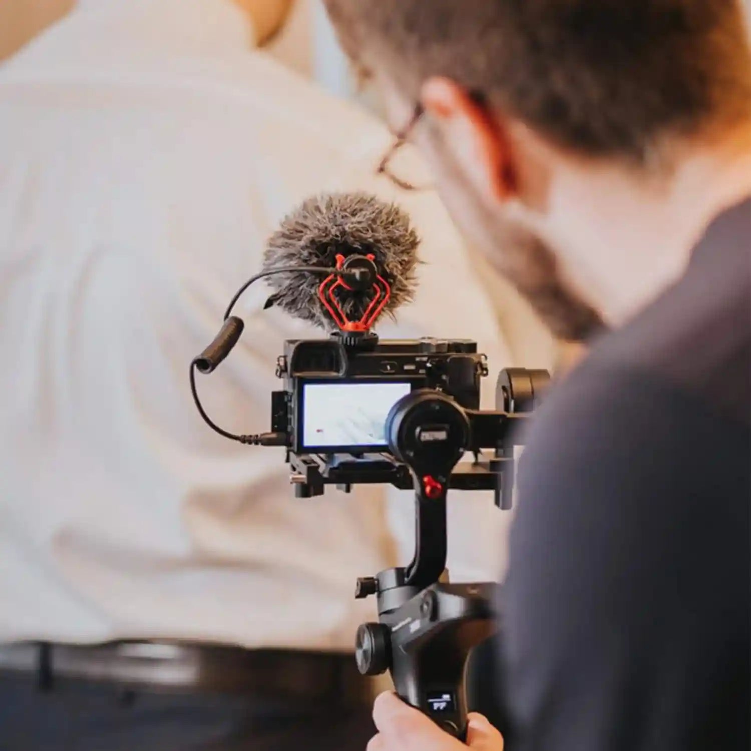BOYA by-MM1 On-Camera Shotgun Microphone for iPhone, Android Smartphones, DSLR Cameras Camcorders - Battery-Free Camera Microphone Vlog Video Mic - Safqqa Egypt