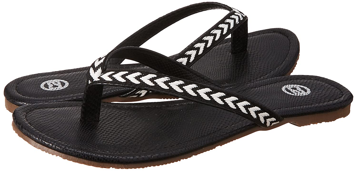 Club Aldo Embroidered Flat Flip Flops for Women