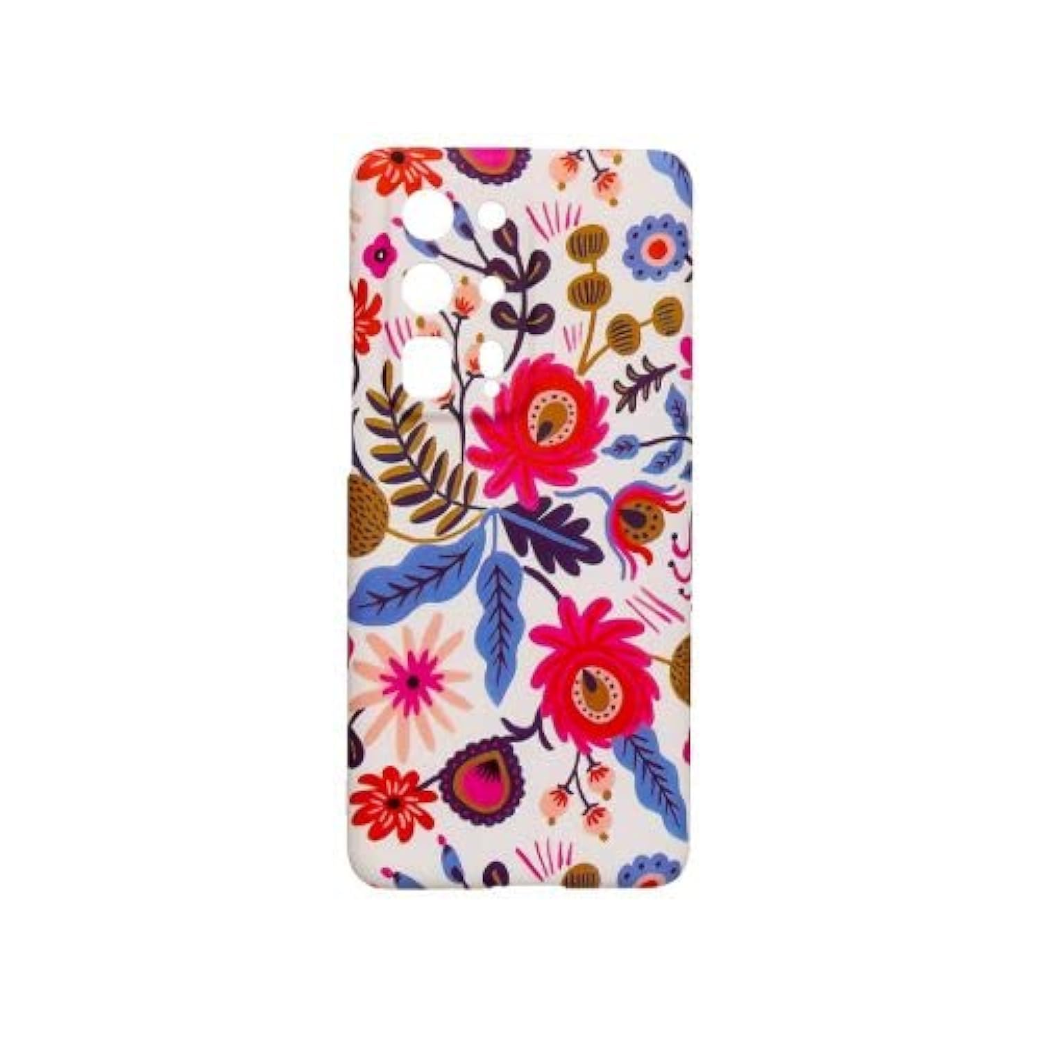 جراب زهرة التنين لهاتف هواوي P40 برو - متعدد الألوان يوفر حماية أنيقة مع تصميم زهور متعدد الألوان. مصنوع من خامات متينة ومرنة