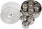 Raj Stainless Steel Catering Spice Storage Box, 8.2 cm,  -Spice Box, 7 Compartments and Spoon - Safqqa