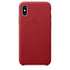 Apple  Leather Back Cover For iPhone XS Max - Red