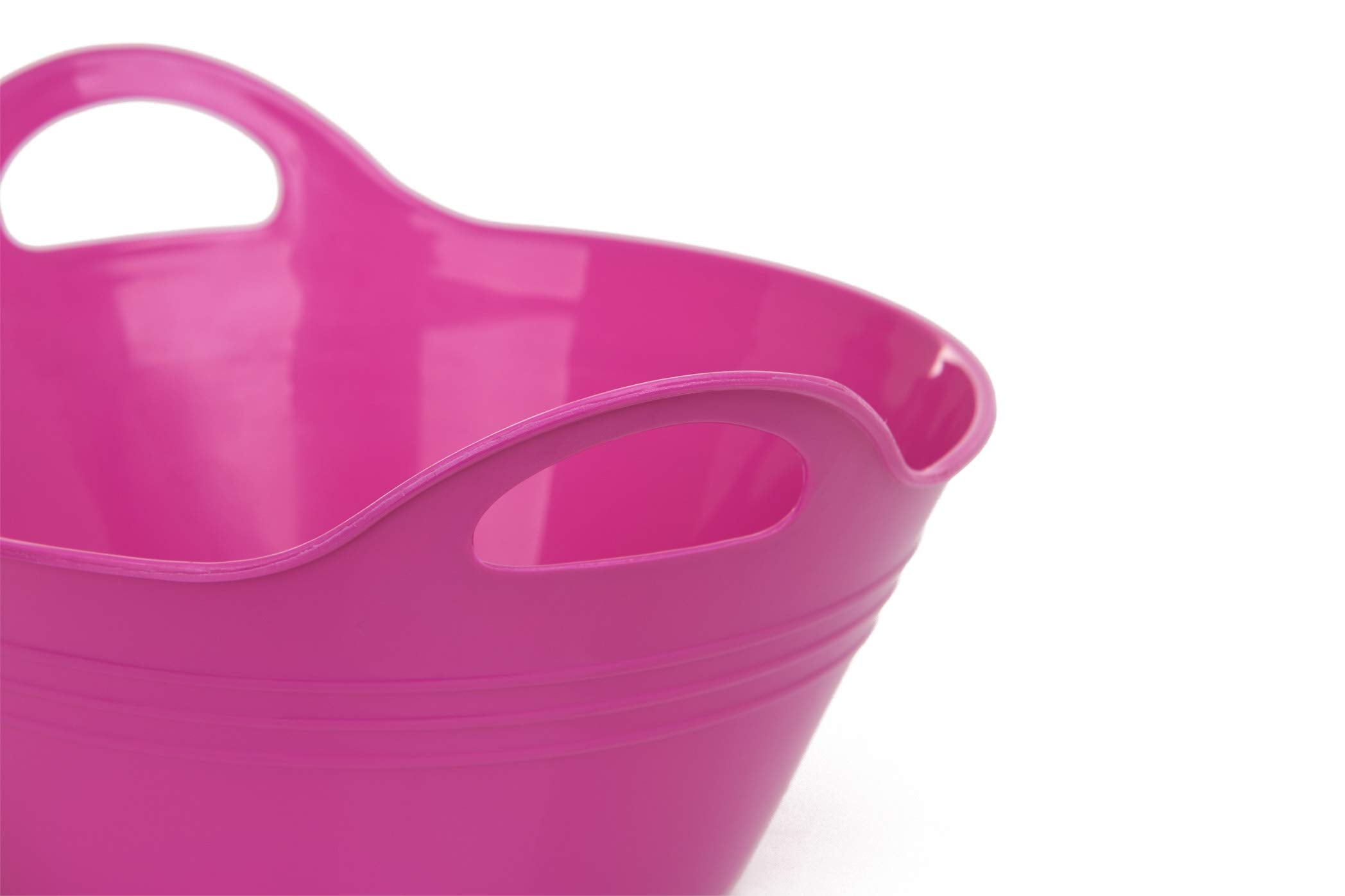Mintra Home Plastic Bowls with Handles – 2.5 L Medium, 2 Pieces