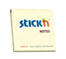 ملاحظات لاصقة Hopax Stick’n – 76×76 مم، أصفر، 100 ورقة