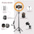 Ring Light 10" with Adjustable Tripod Stand & Phone Holder for Youtube Video, Dimmable Desk LED Ring Light for Selfie, Cellphone, Photography, Makeup with 3 Light Modes & 10 Brightness Level - Safqqa Egypt