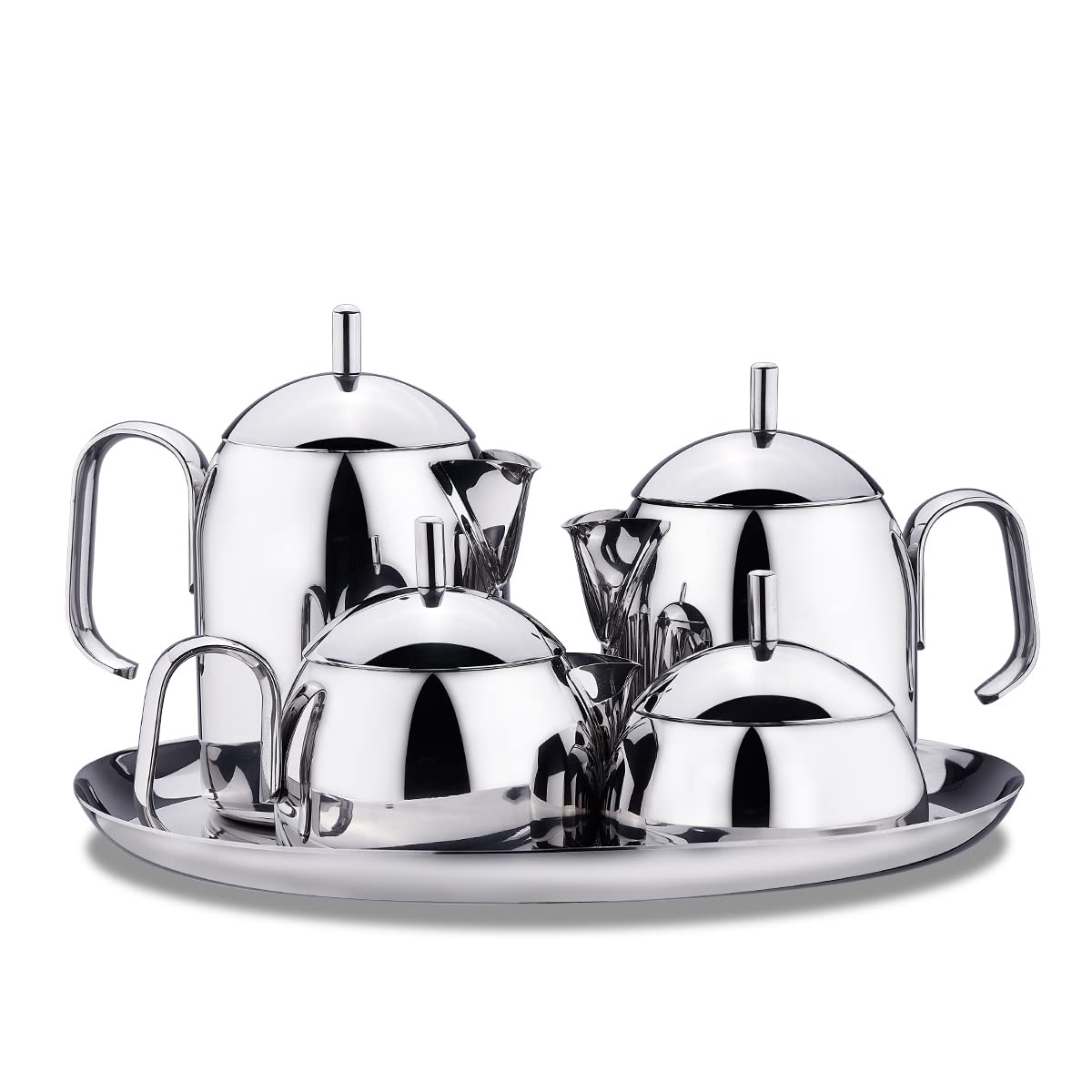 طقم شاي وقهوة كوركماز بيرا المكون من 9 قطع إضافة أنيقة وعملية لأي مطبخ أو طاولة طعام. يتضمن الطقم 4 أكواب، 4 صحون تقديم، وصينية لتقديم الشاي أو القهوة للعائلة والضيوف